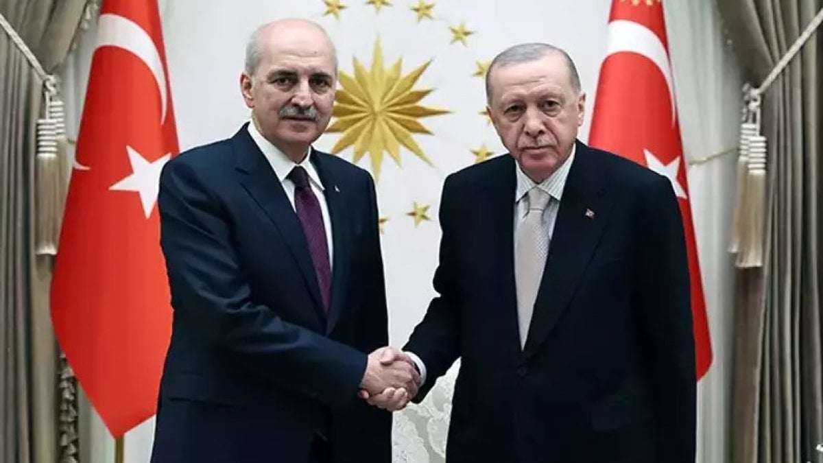 Erdoğan, TBMM Başkanı Kurtulmuş’u kabul etti