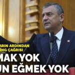Tutuklamaların ardından Özel’den miting çağrısı: Durmak yok, boyun eğmek yok