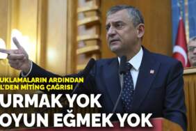 Tutuklamaların ardından Özel’den miting çağrısı: Durmak yok, boyun eğmek yok