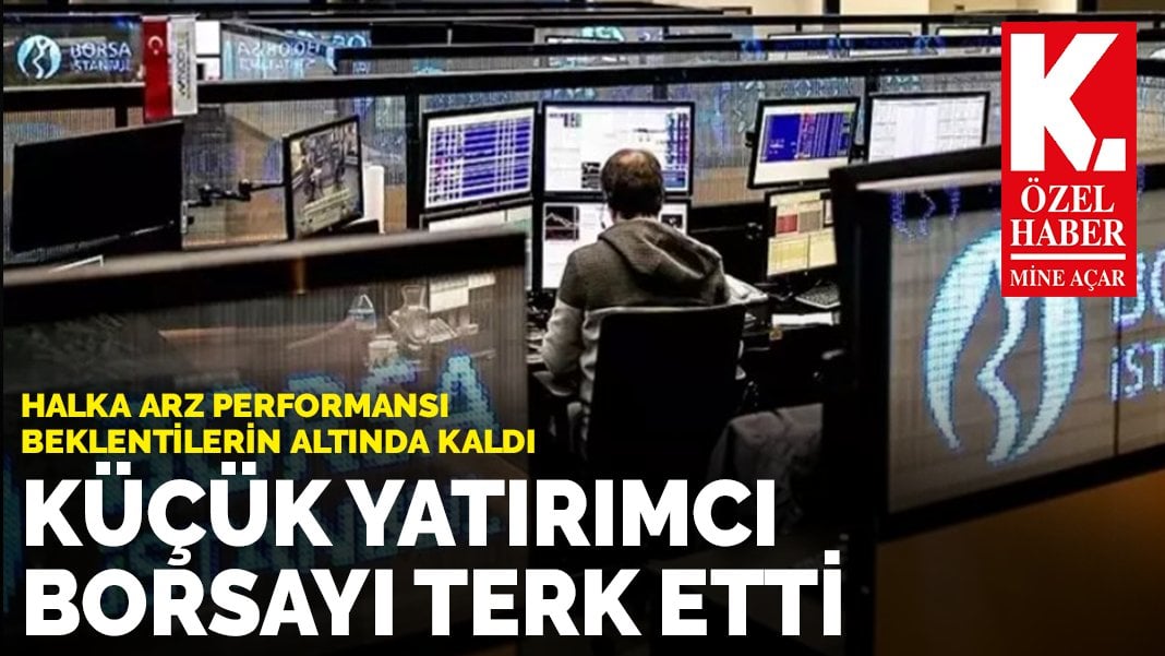 Küçük yatırımcı borsayı terk etti