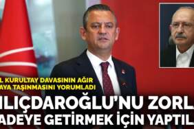Özel kurultay davasının ağır cezaya taşınmasını yorumladı: Kılıçdaroğlu’nu zorla ifadeye getirmek için yaptılar