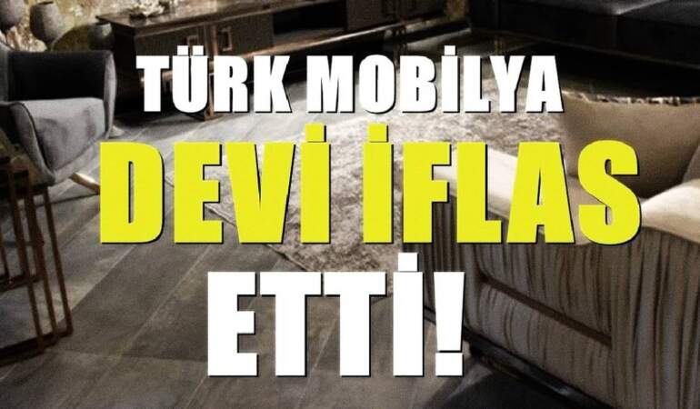 Türkiye genelinde satış yapıyordu: Bursa’nın meşhur mobilya firması iflas etti!
