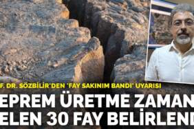 Deprem üretme zamanı gelen 30 fay belirlendi
