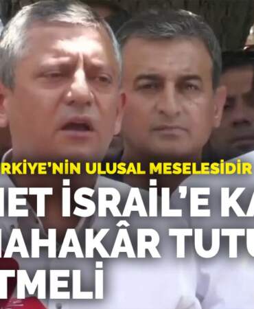 Özel: Filistin Türkiye’nin ulusal meselesidir… Hükümet İsrail’e karşı müsamahakâr tutumunu terk etmeli