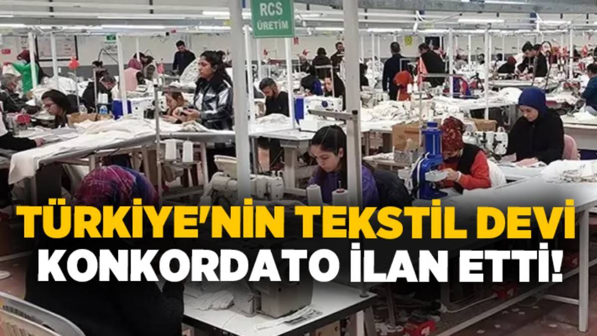 Türkiye’nin dört bir yanına üretim yapıyorlardı: Denizli’nin tekstil devi konkordato ilan etti!