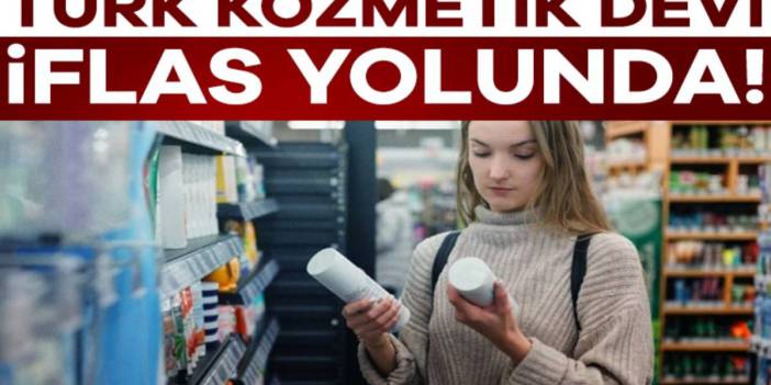 Kriz dalgasını atlatamadılar: Türkiye'nin 70 yıllık kozmetik devi iflas bayrağını çekti!