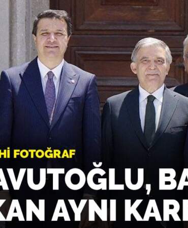 Çırağan’da tarihi fotoğraf: Gül, Davutoğlu, Babacan ve Arıkan aynı karede