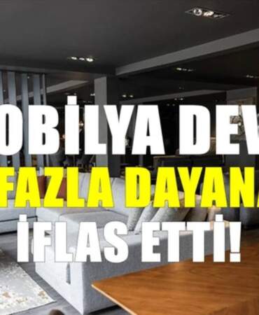 Bursa’nın meşhur mobilya firması iflas etti! Türkiye genelindeki satışlar durduruldu