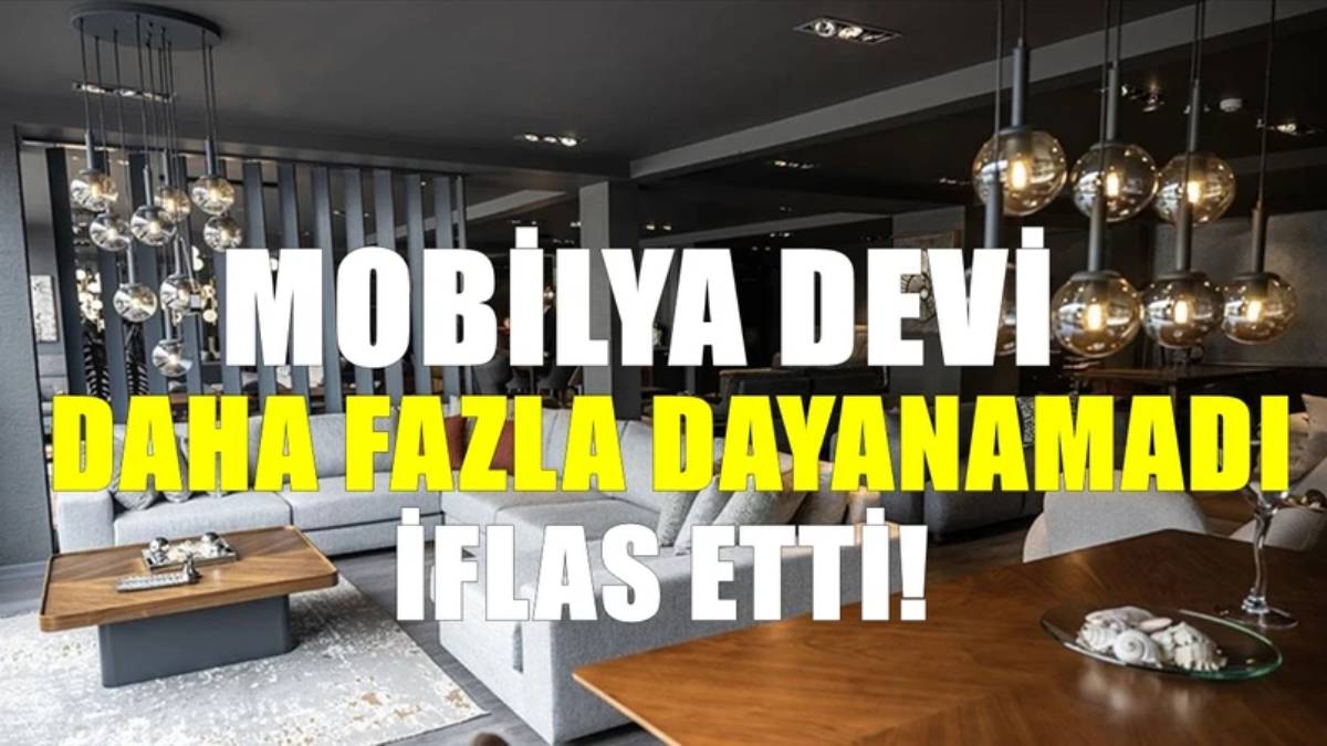 Bursa’nın meşhur mobilya firması iflas etti! Türkiye genelindeki satışlar durduruldu