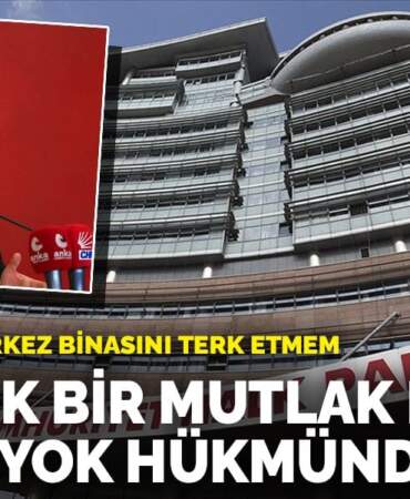 Özgür Özel: Genel merkez binasını terk etmem! Çıkacak bir mutlak butlan kararı yok hükmünde