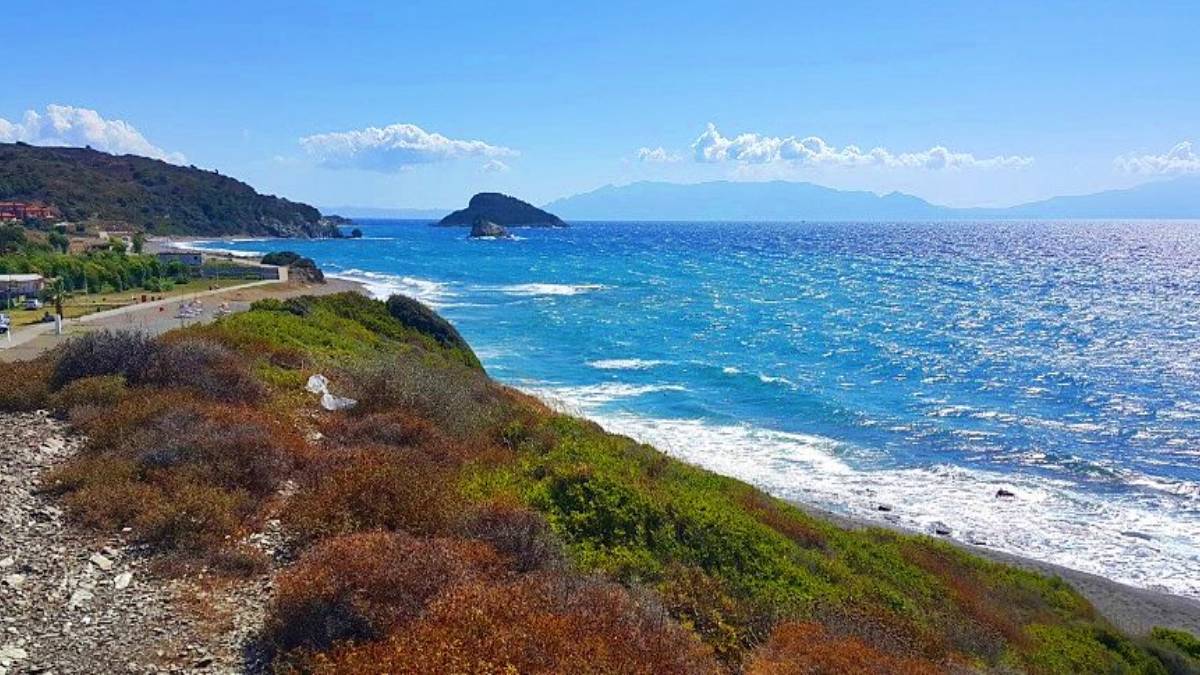 Yerlisi de yabancısı da İzmir’in bu plajına koşuyor! Uygun fiyatlarıyla Çeşme’yi solladı: Berrak denizi gören akın ediyor