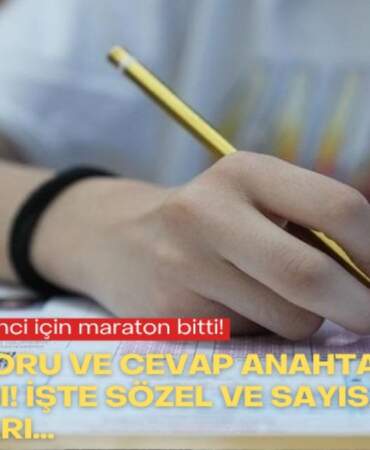 Milyonlarca öğrenci için maraton bitti! 2025 LGS soru ve cevap anahtarı yayımlandı! İşte sözel ve sayısal bölüm kitapçıkları…