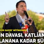 Babacan “Özgür Gazze” mitinginde: Filistin davası, katliamcılar yargılanana kadar sürecek