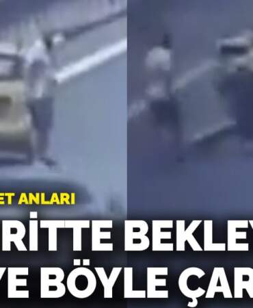 İzmir’de feci kaza! Otoyolda sol şeritte bekleyen taksiye otomobil çarptı: 1 ölü