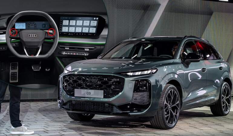 Yeni Audi Q3’te Çığır Açacak Tasarım! Artık o kontroller olmayacak