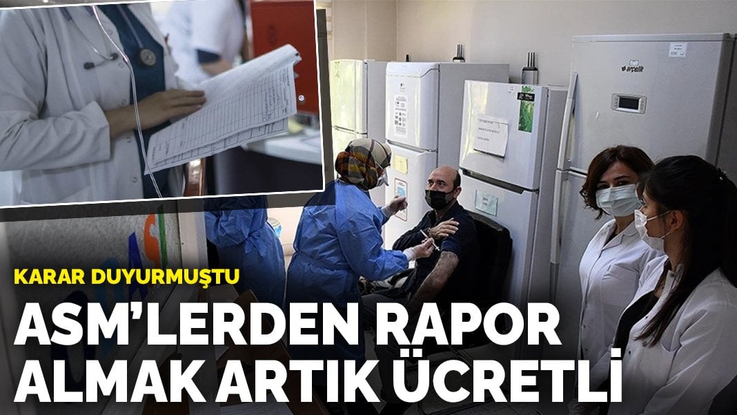 Tüm vatandaşları ilgilendiriyor! Sağlık Bakanlığı’ndan aile hekimliklerine yeni düzenleme: Temel raporlara ücret zorunluluğu