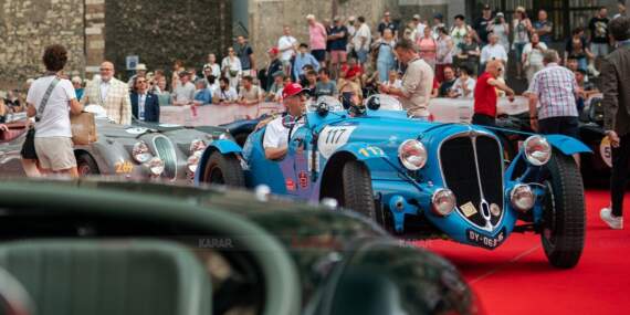 “Dünyanın en güzel yarışı” başladı! 430 Klasik Otomobille 1000 Miglia 2025’ten kareler