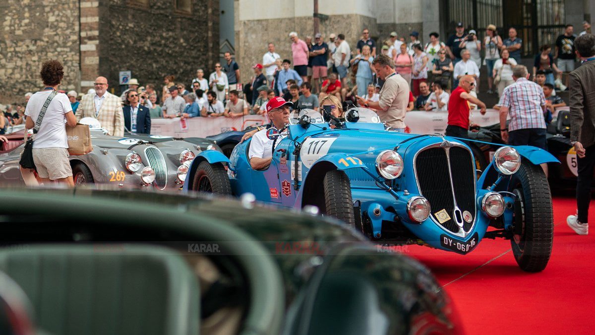 “Dünyanın en güzel yarışı” başladı! 430 Klasik Otomobille 1000 Miglia 2025’ten kareler