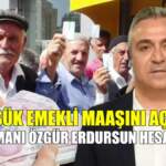Milyonlarca kişinin beklediği rakamı tek tek açıkladı! Özgür Erdursun hesapladı: İşte temmuzda en düşük emekli maaşı…