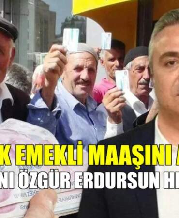Milyonlarca kişinin beklediği rakamı tek tek açıkladı! Özgür Erdursun hesapladı: İşte temmuzda en düşük emekli maaşı…