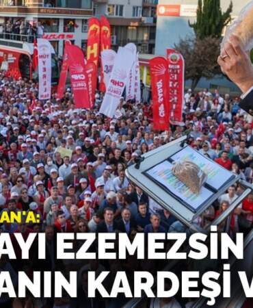 Özel’den Erdoğan’a: Karıncayı ezemezsin karıncanın kardeşi var