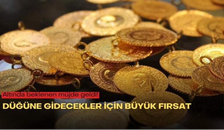 Altında beklenen müjde geldi! Düğüne gidecekler için büyük fırsat
