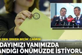 Özgür Özel’den ‘erken seçim’ çağrısı: Bir an önce adayımızı yanımızda, sandığı önümüzde istiyoruz