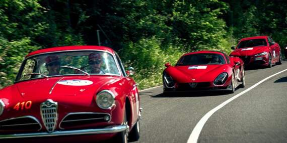 Alfa Romeo’dan Yeni Bir 1000 Miglia Zaferi! Yarışta Türk Bir Çift de vardı…