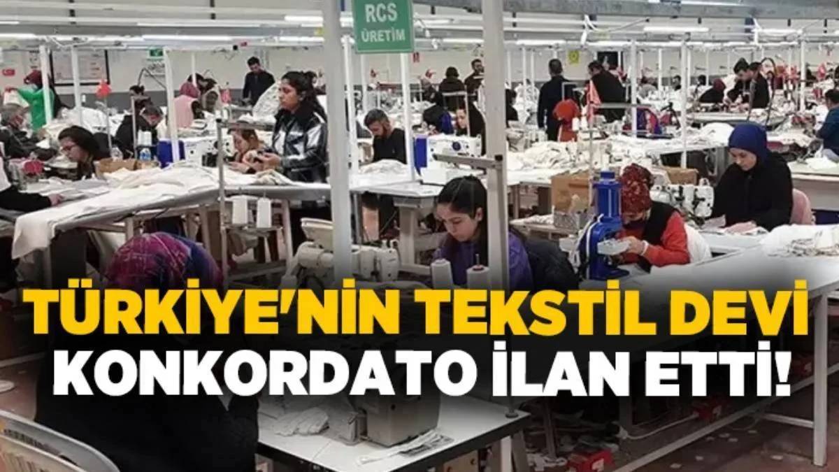15’i aşkın ülkeye ürün gönderiyordu: Dünyaca ünlü Türk tekstil şirketi konkordato ilan etti!