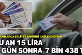 Milyonlarca ehliyet sahibini ilgilendiriyor! Yapmayan 7 bin 438 TL ödeyecek