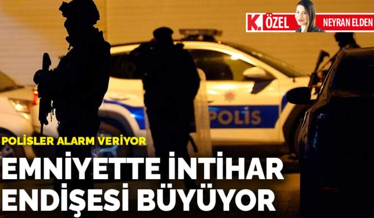 Emniyette intihar endişesi büyüyor