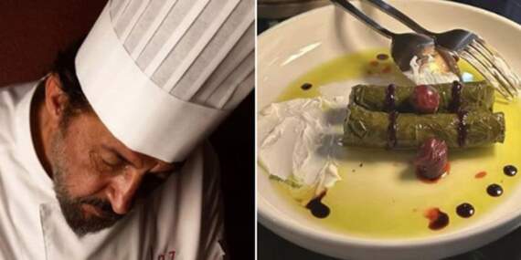 2 tane yaprak sarma 550 lira: Ünlü şef Mehmet Yalçınkaya’nın menüsü tartışma yarattı