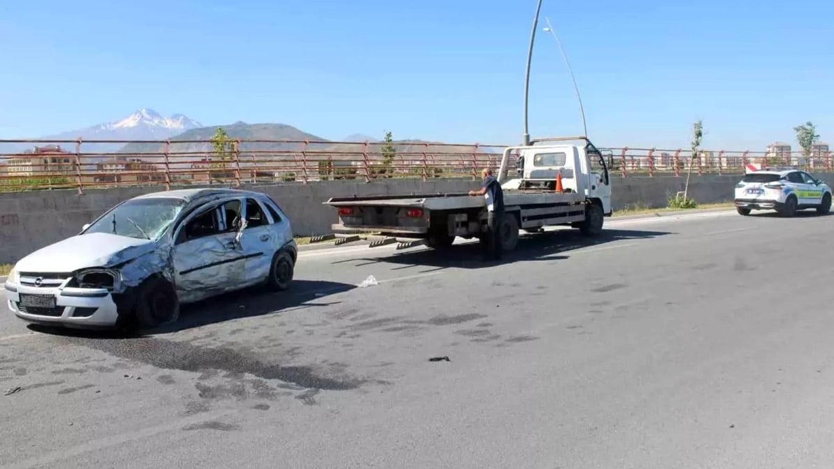 Kayseri’de feci kaza: Hamile sürücü hayatını kaybetti