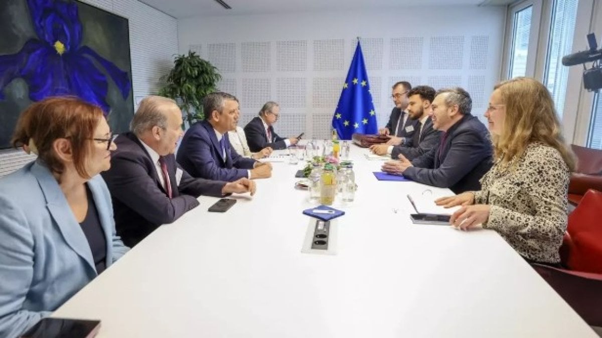 Özel, Brüksel’de Avrupa Parlamentosu temsilcileriyle buluştu