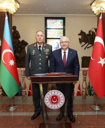 Güler, Azerbaycan Genelkurmay Başkanı Veliyev’le görüştü
