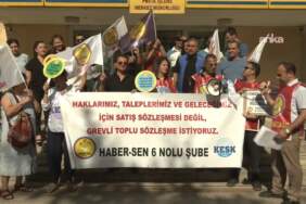 İzmir’de TRT ve PTT çalışanlarından açıklama: İnsanca yaşayacak ücret talep ediyoruz