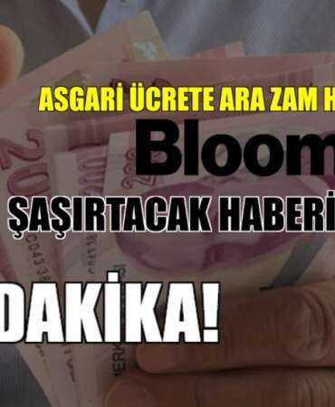 Son dakika… Asgari ücrete ara zam hayali bitti mi? ABD’li Bloomberg’den milyonları şaşırtacak haber: İşte o gizli plan
