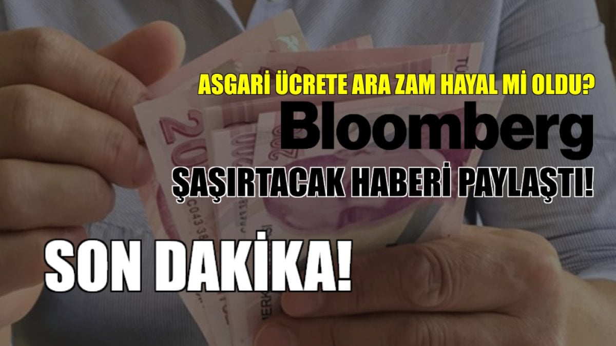 Son dakika… Asgari ücrete ara zam hayali bitti mi? ABD’li Bloomberg’den milyonları şaşırtacak haber: İşte o gizli plan