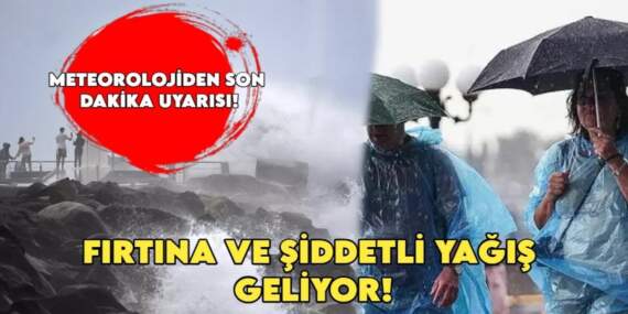 Meteoroloji Müdürü ‘SON DAKİKA’ diyerek uyardı: bu gece başlıyor! Fırtına ve şiddetli yağış geliyor, O iller için ‘sel’ alarmı