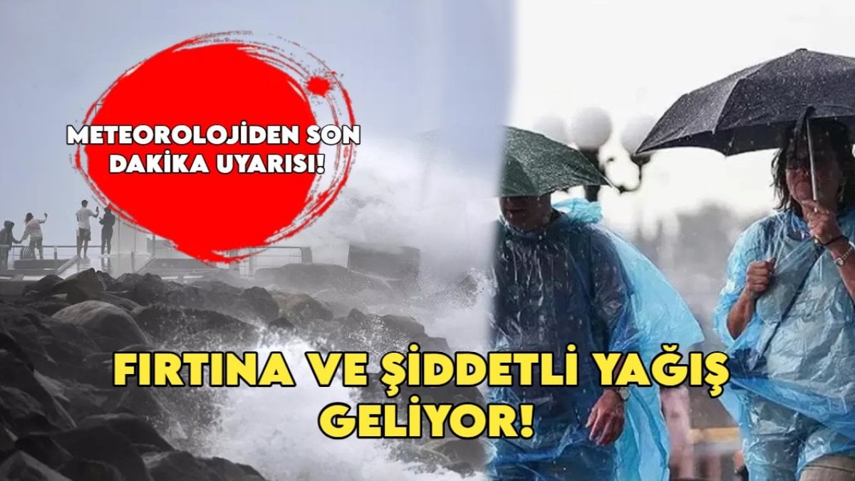 Meteoroloji Müdürü ‘SON DAKİKA’ diyerek uyardı: bu gece başlıyor! Fırtına ve şiddetli yağış geliyor, O iller için ‘sel’ alarmı