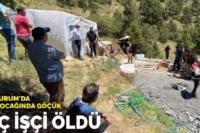 Erzurum’da taş ocağında göçük: Üç işçi öldü