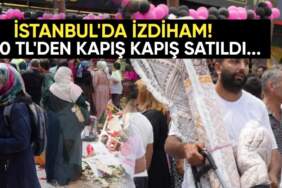 İstanbul’da indirim izdihamı! 100 TL’den kapış kapış gitti: Vatandaşlar fenalaştı, mağaza erkenden kapattı