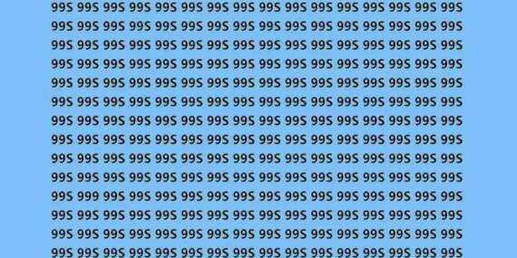 Zekânız gerçekten parlak mı? 995’ler arasında gizlenmiş 999’u sadece en iyiler görebiliyor