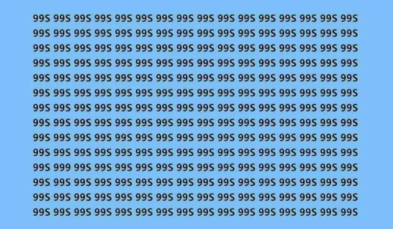 Zekânız gerçekten parlak mı? 995’ler arasında gizlenmiş 999’u sadece en iyiler görebiliyor