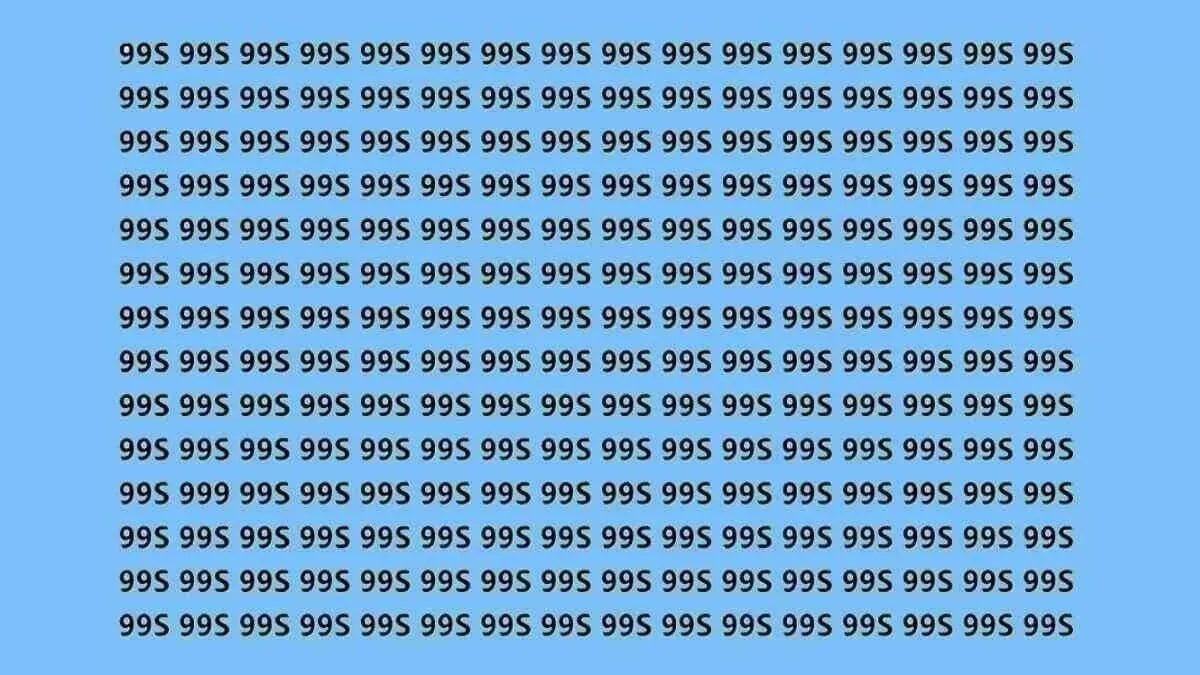 Zekânız gerçekten parlak mı? 995’ler arasında gizlenmiş 999’u sadece en iyiler görebiliyor