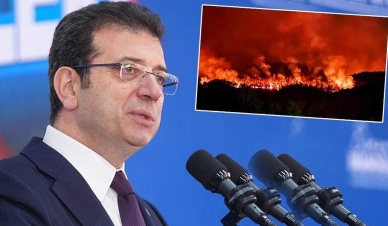 İmamoğlu’ndan iktidara yangın tepkisi: Felaketlere yine seyirci kaldınız