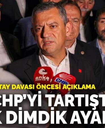 Özel’den kurultay davası öncesi açıklama: Amaç CHP’yi tartıştırmak ancak dimdik ayaktayız