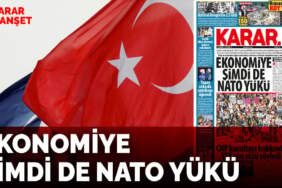 Ekonomiye şimdi de NATO yükü