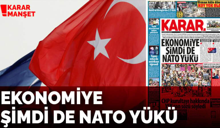 Ekonomiye şimdi de NATO yükü