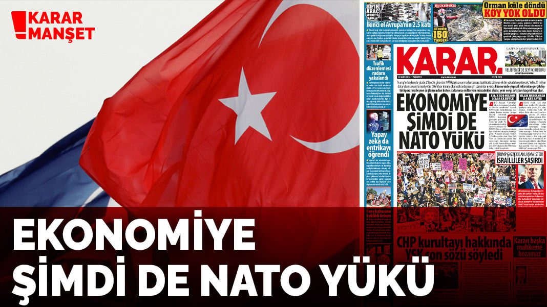 Ekonomiye şimdi de NATO yükü